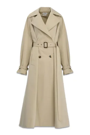 Oversized Cotton-gabardine Trench Coat