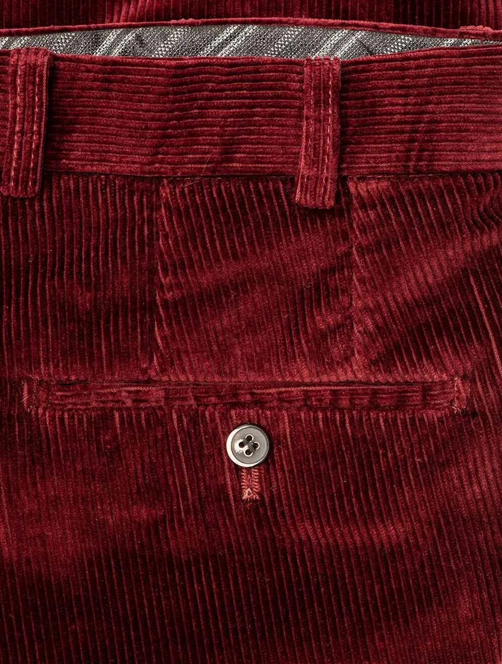 Parma Cord Chinos Red