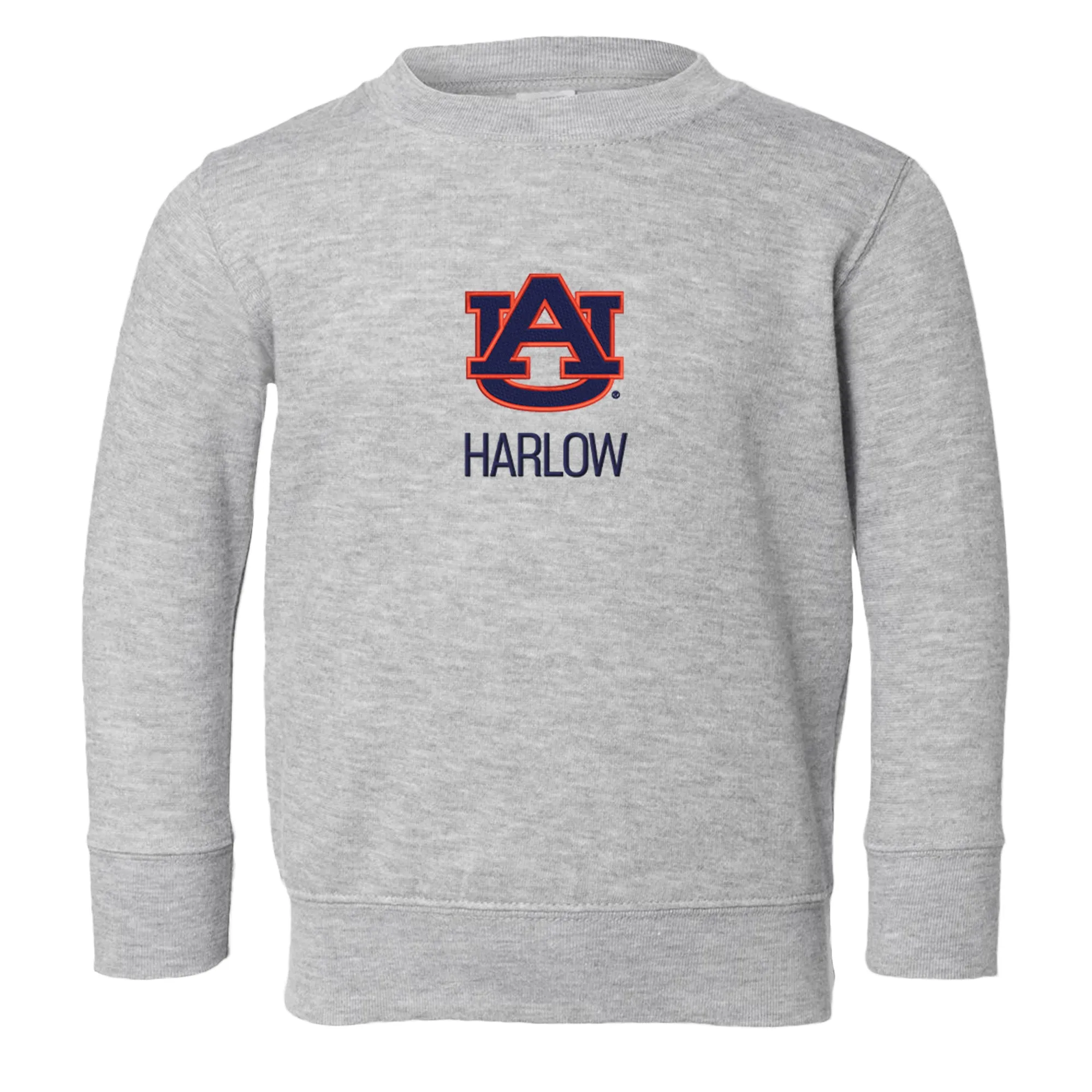 Personalized Auburn Tigers Toddler Crewneck Sweatshirt