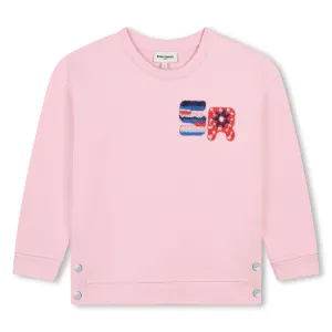 Pink Patch Logo Sweatshirt