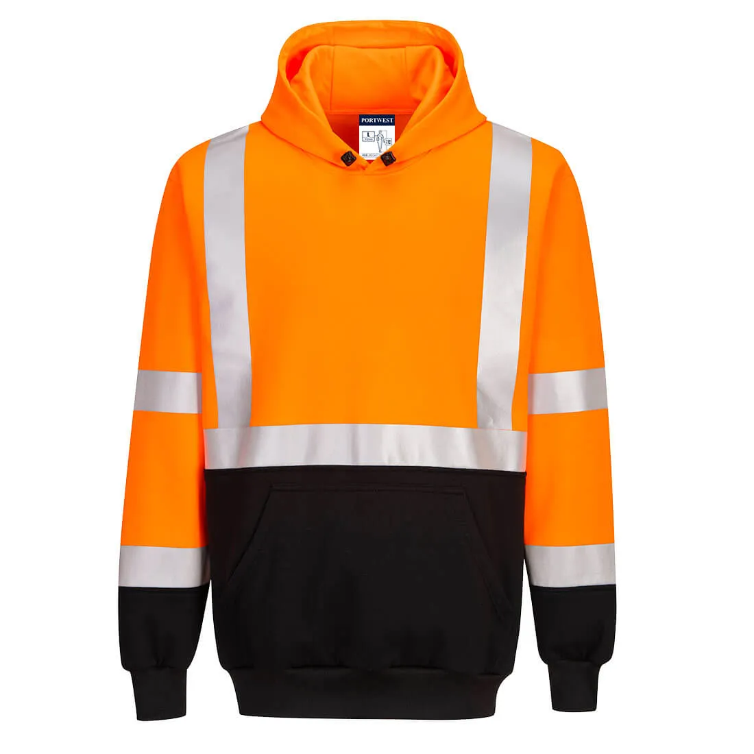 Portwest Two Tone Hooded Sweatshirt (UB324OBR)