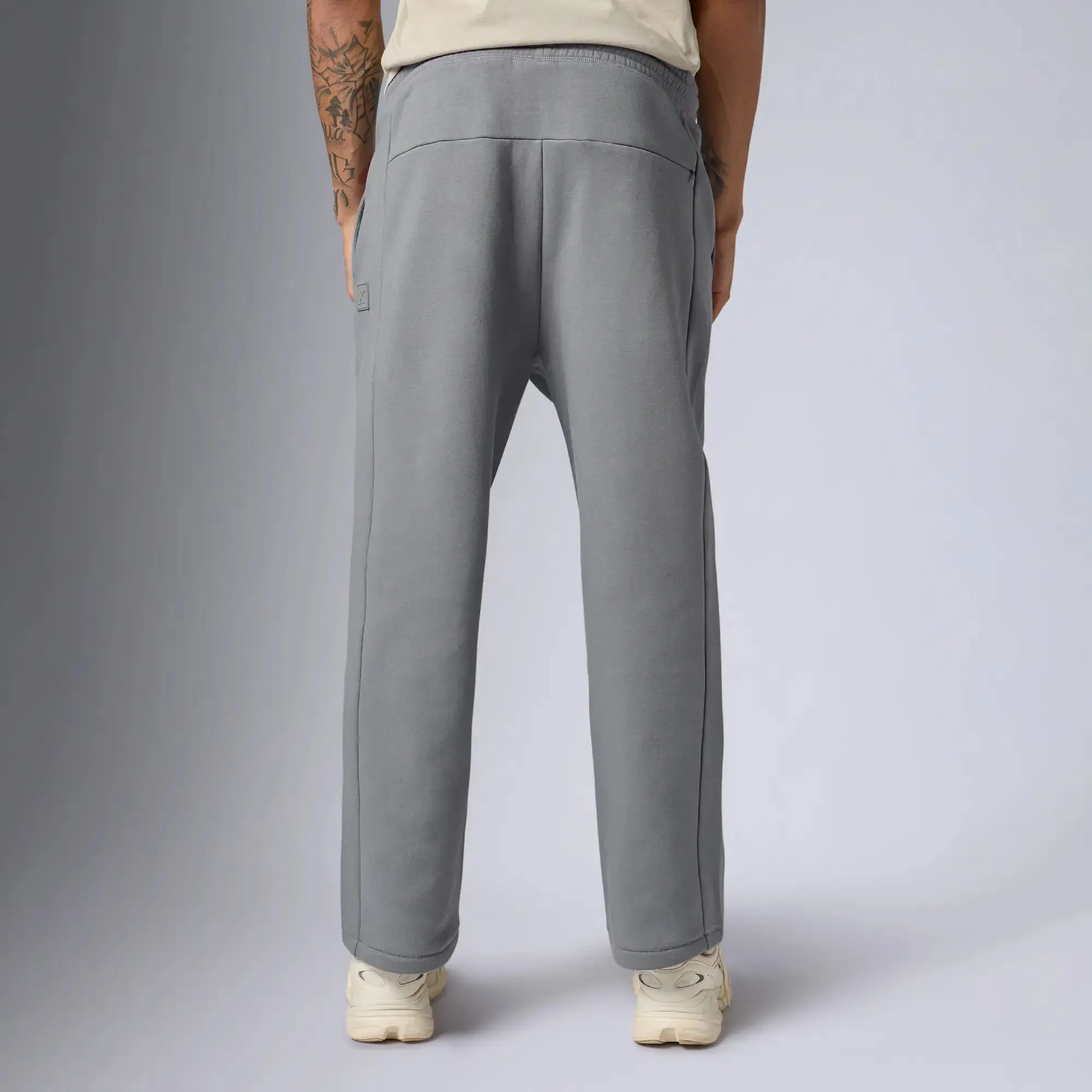 Pulse French Terry Cotton Blend Sweatpants Opal Grey