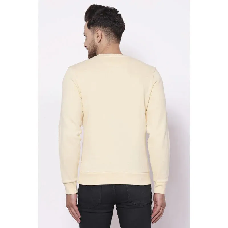 RedTape Men's Yellow Sweatshirt