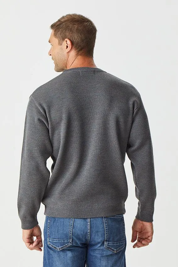 Rib Knit Crew Neck