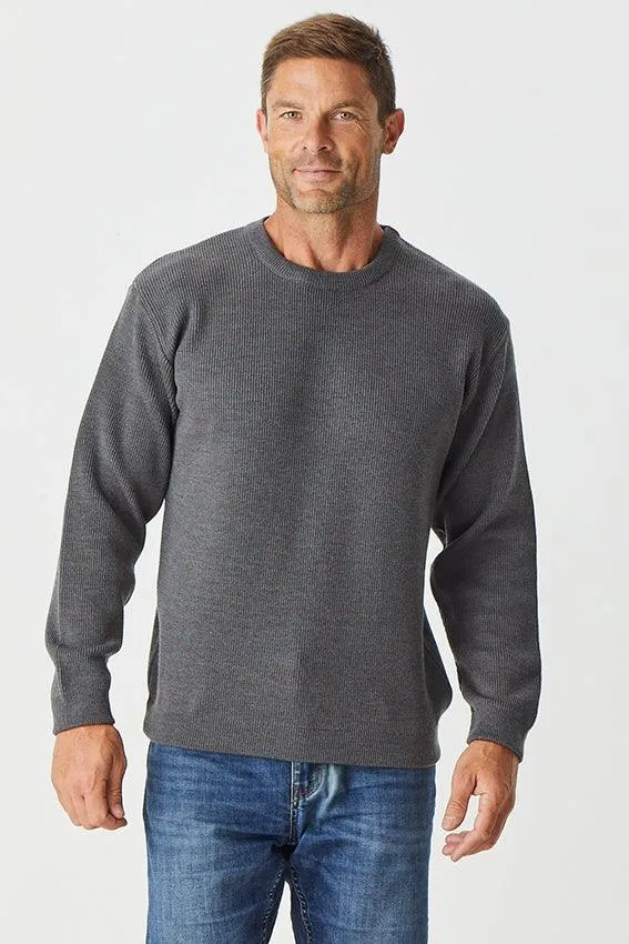 Rib Knit Crew Neck