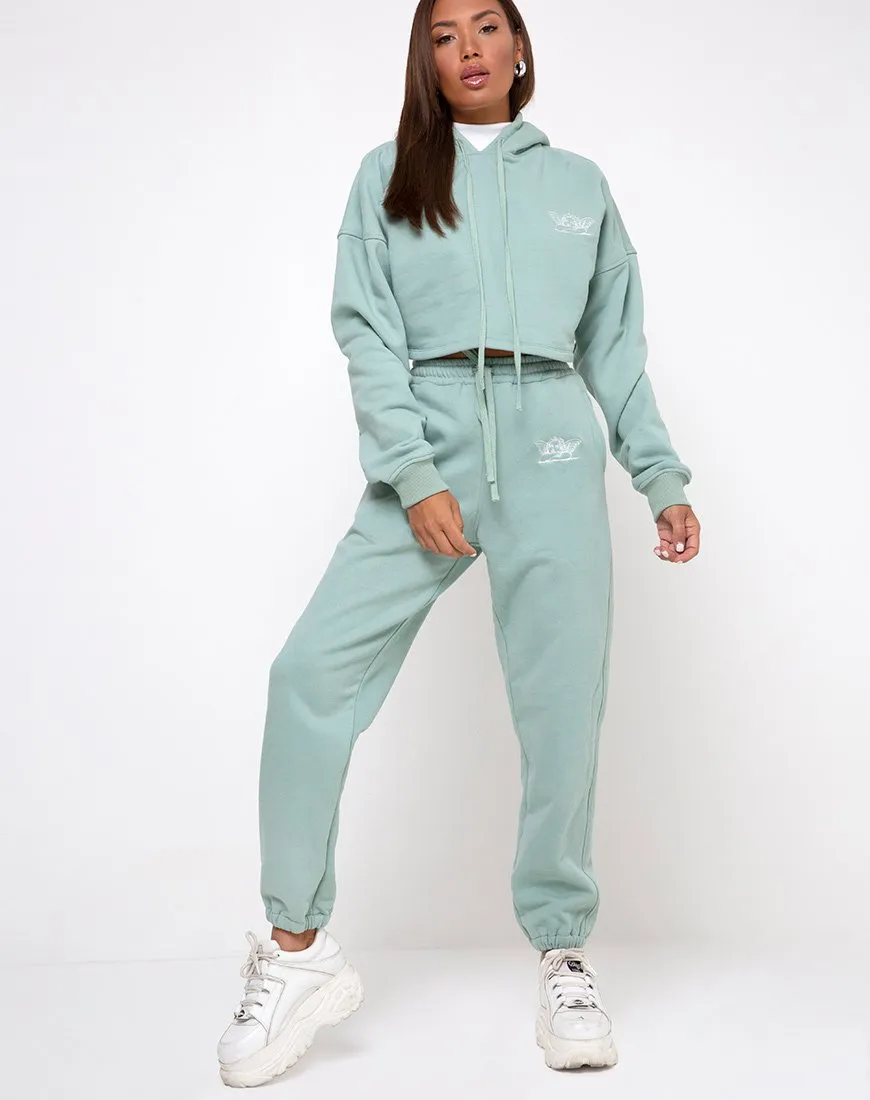 Roky Hoodie in Seafoam Angelo Embro