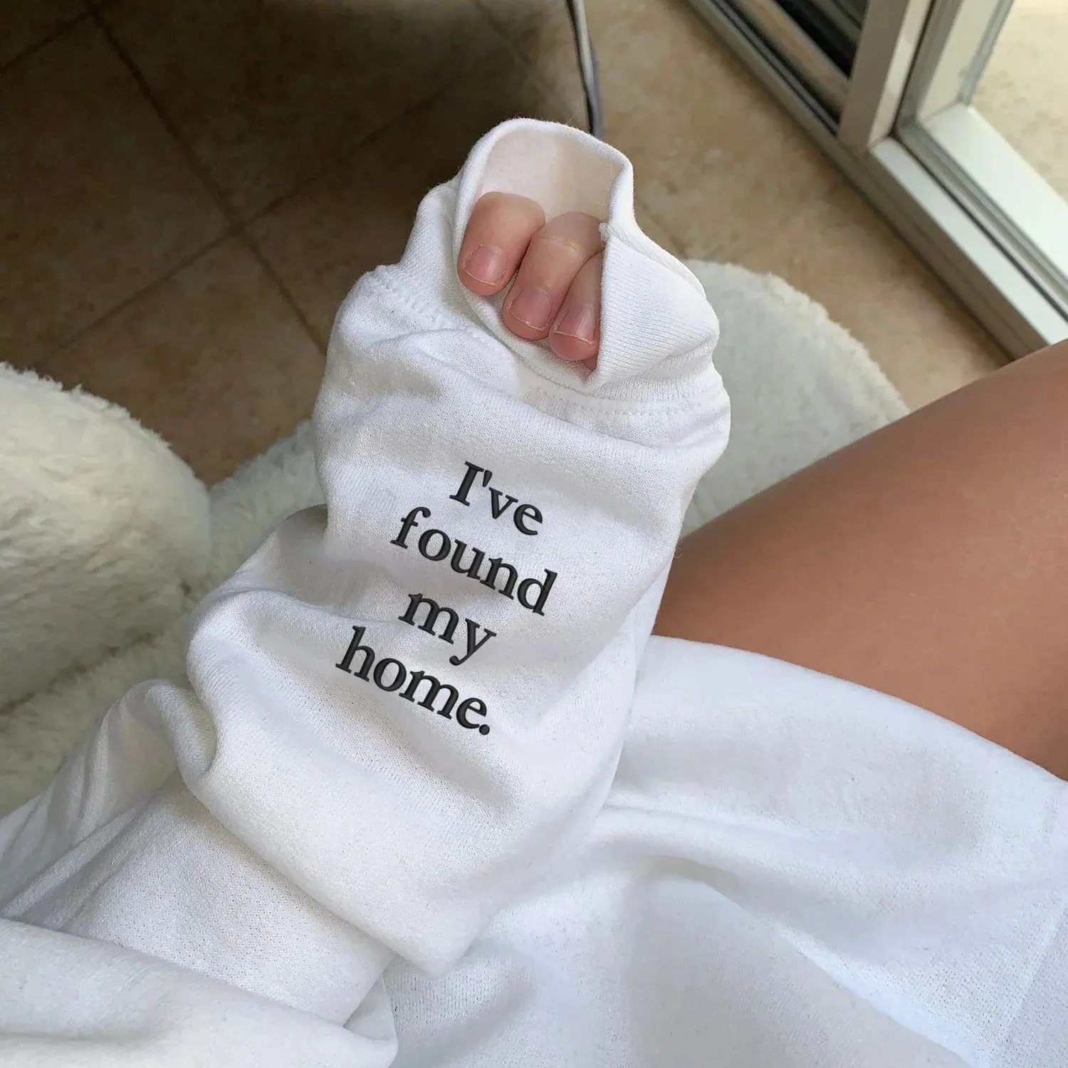 Romantic Couple Sweatshirts - "In Your Arms" & "Found My Home"