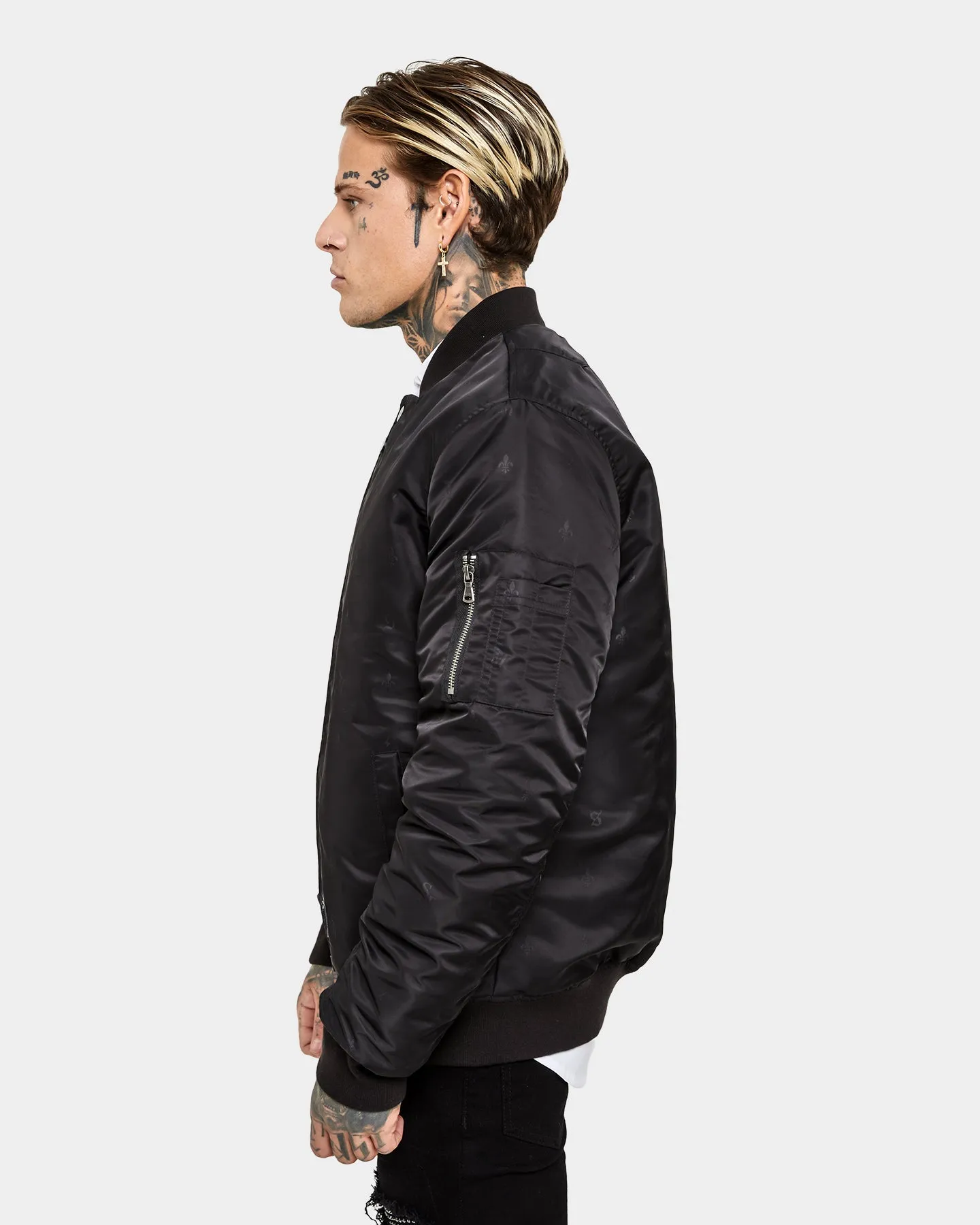 Saint Morta Icarus Bomber Jacket Black