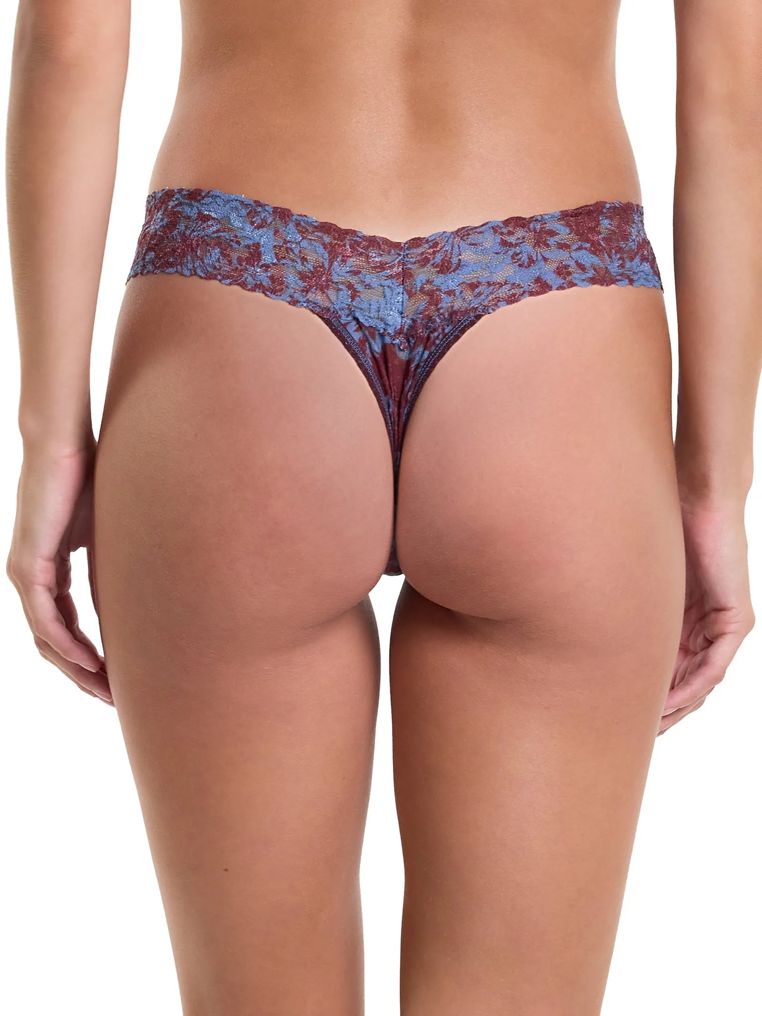 Signature Lace Low Rise Thong And Saxx Super Soft Vibe Boxer Brief Shadow Tropics