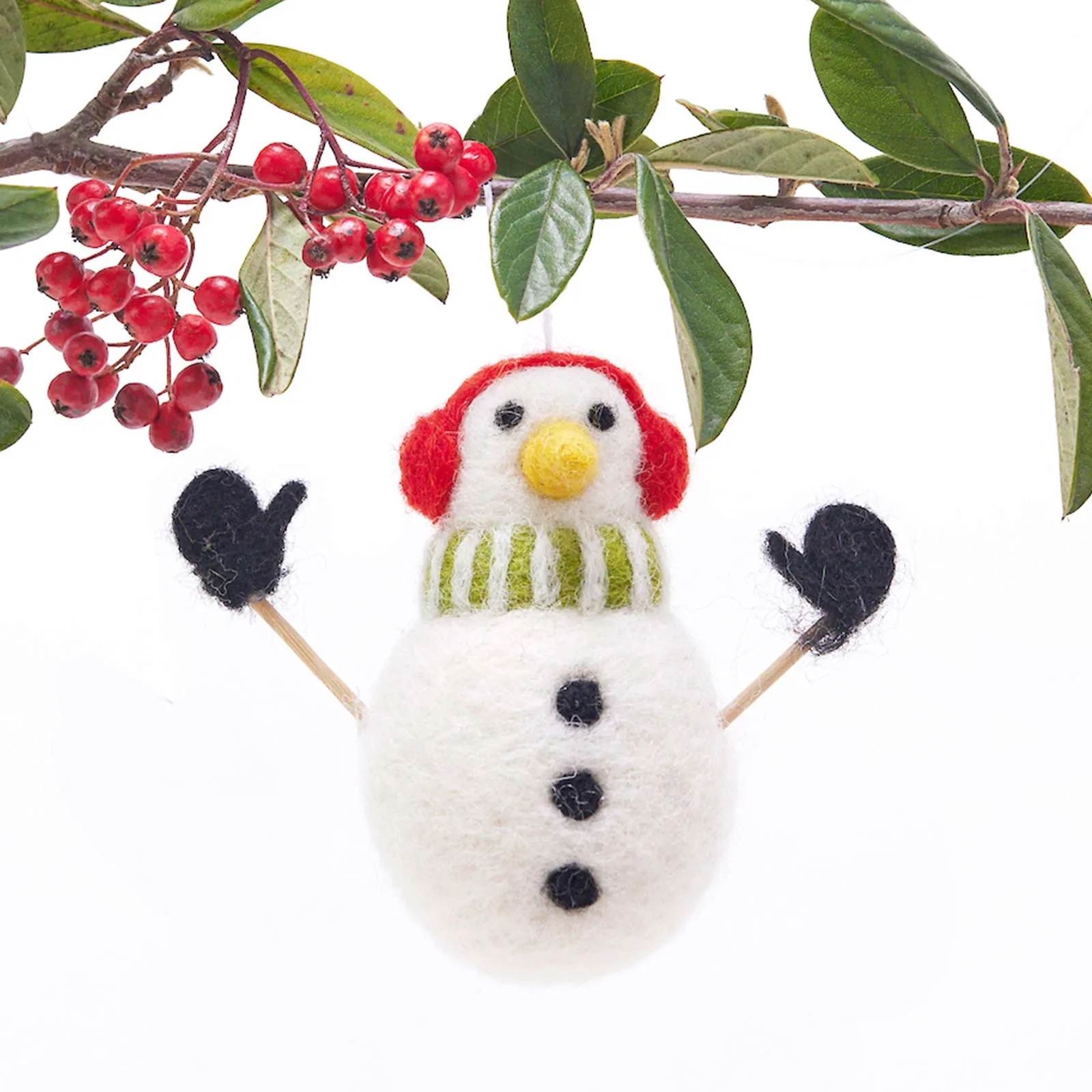 Snowman Felt Ornament