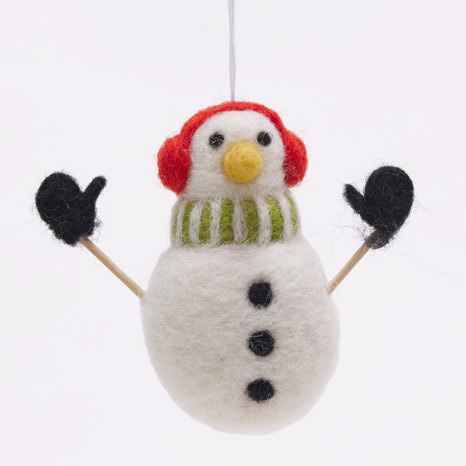 Snowman Felt Ornament