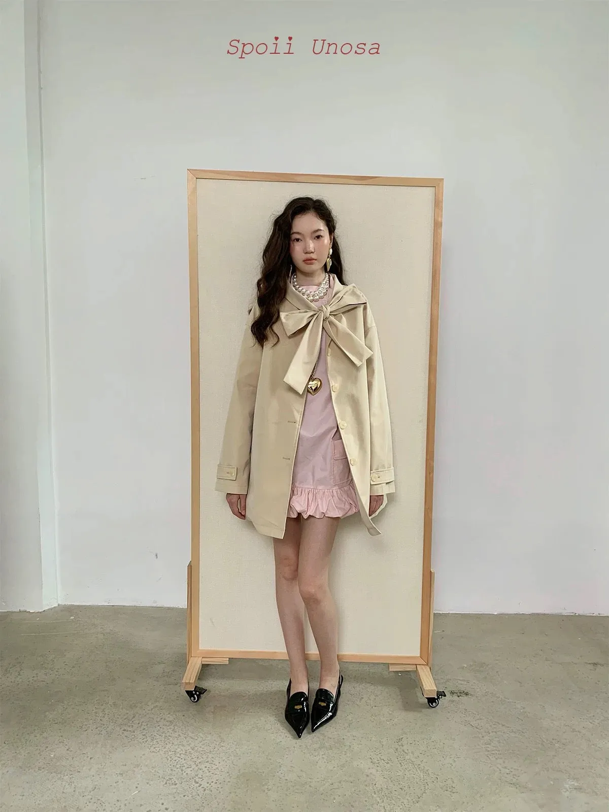 [SPOII UNOSA] The Ribbon Trench Coat