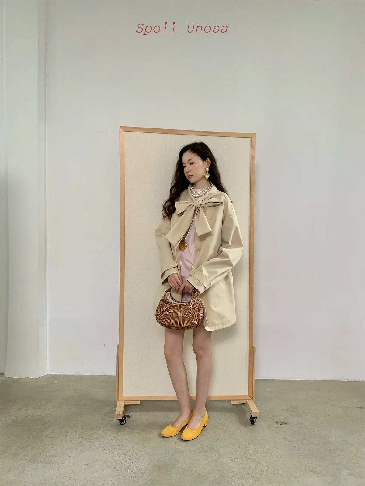 [SPOII UNOSA] The Ribbon Trench Coat