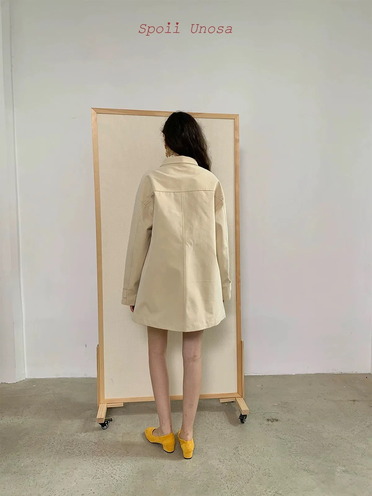 [SPOII UNOSA] The Ribbon Trench Coat