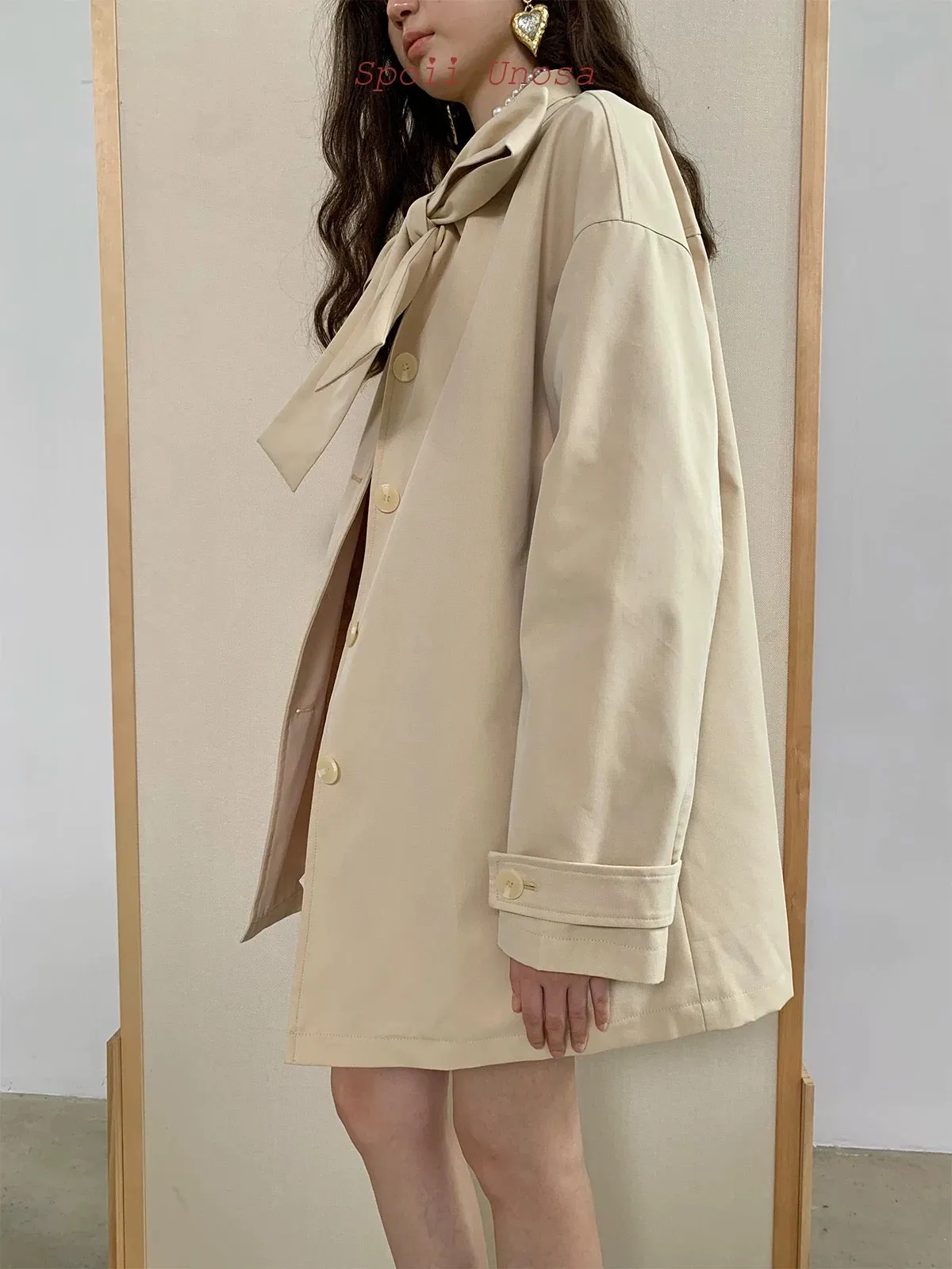 [SPOII UNOSA] The Ribbon Trench Coat