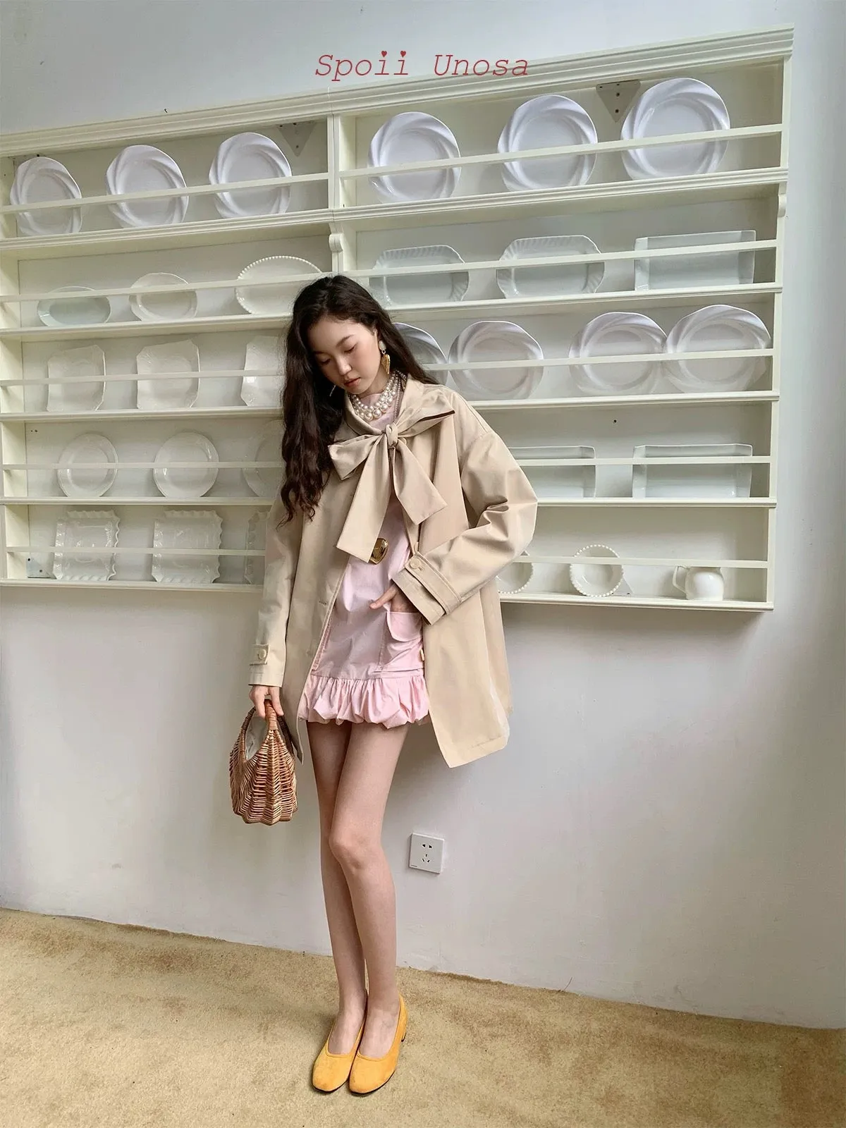 [SPOII UNOSA] The Ribbon Trench Coat