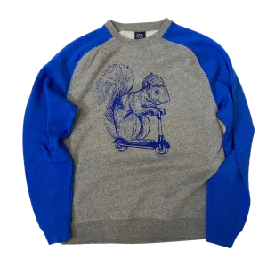 Squirrel on a Bird Sweatshirt