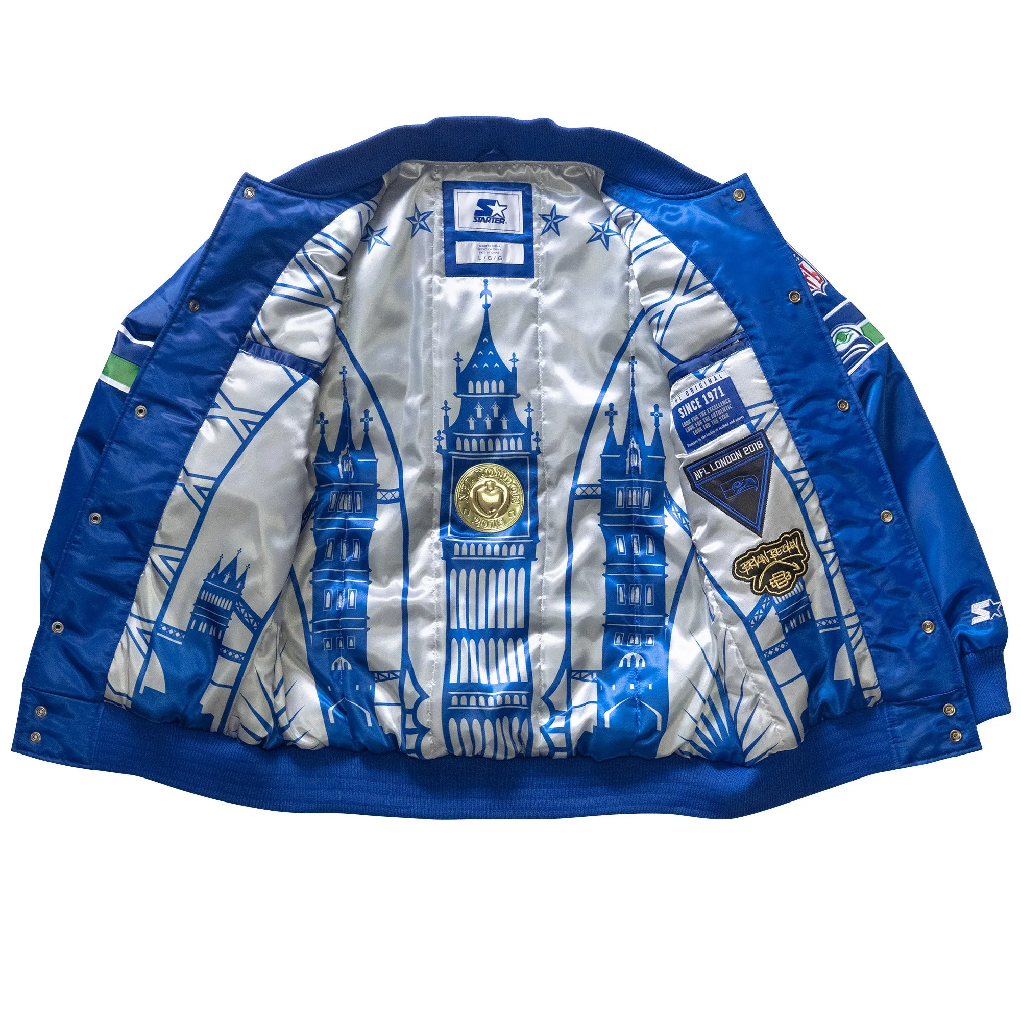 Starter Seattle Seahawks Limited Edition London Game Jacket