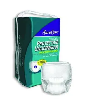 Sure Care 1605 Protective Underwear Medium. Pack of 20