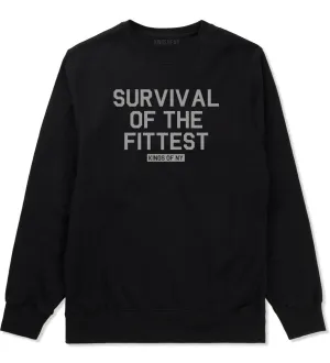 Survival Of The Fittest Mens Crewneck Sweatshirt