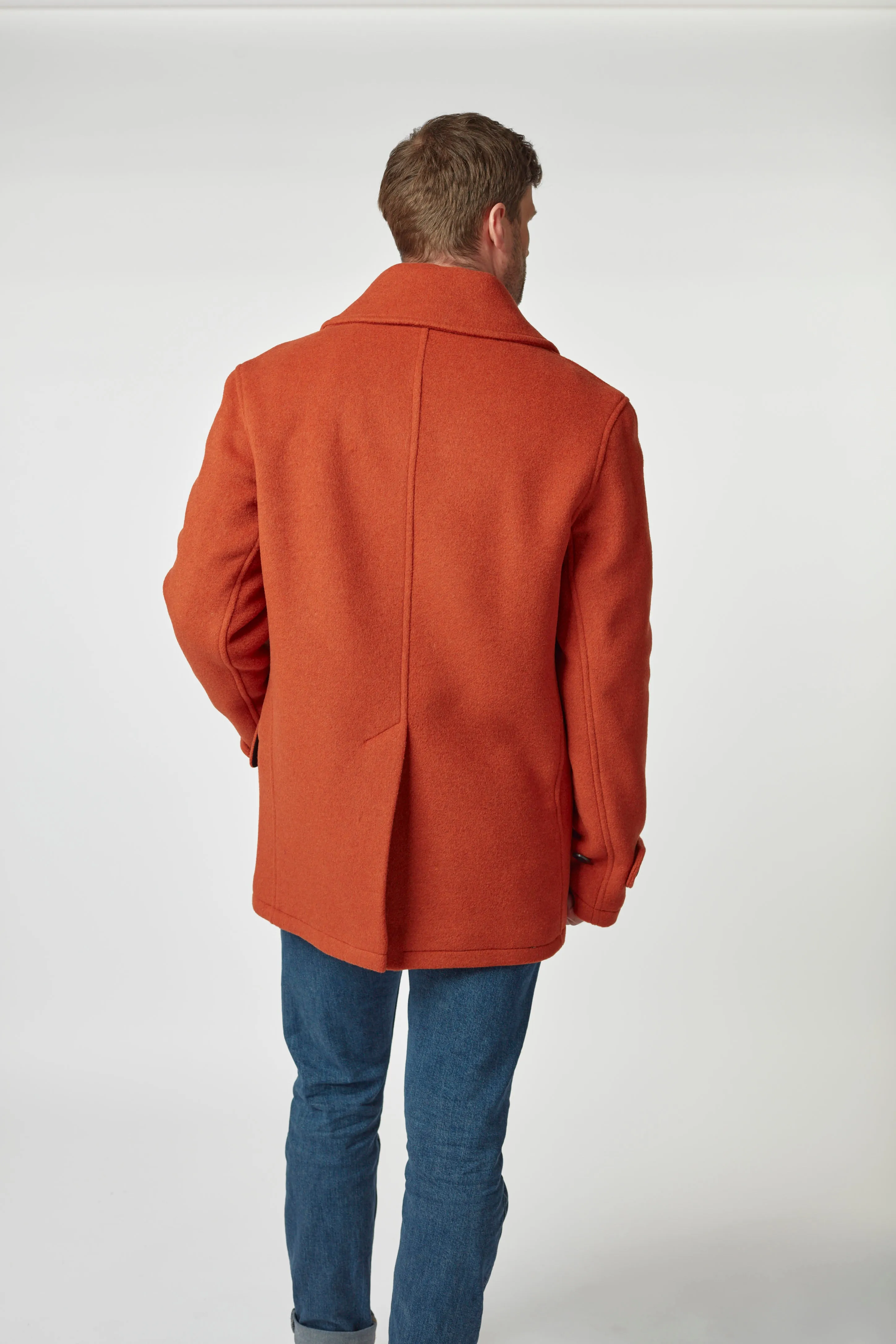 Teddy-Peacoat für Herren - Orange