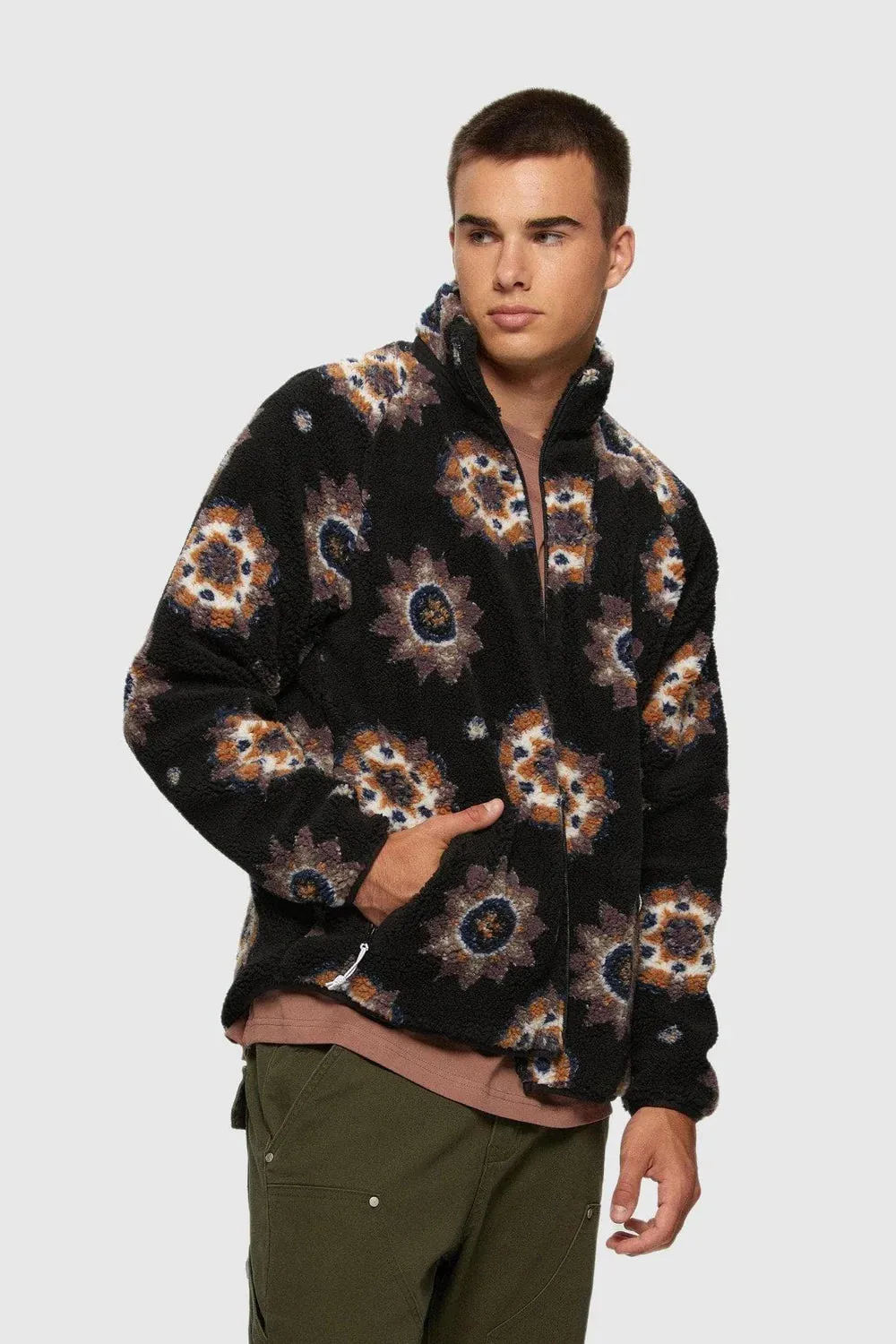 Terry Fleece Jacket (Tiles)