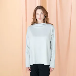 The Dressy Mock Neck Sweatshirt