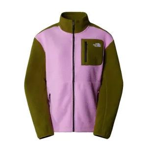 The North Face Womens Fleece Jacket Yumiori Full Zip Dragonfruit/Forest Olive