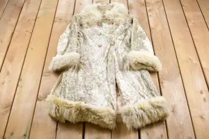 Vintage 1960s Double Breasted Fur Coat