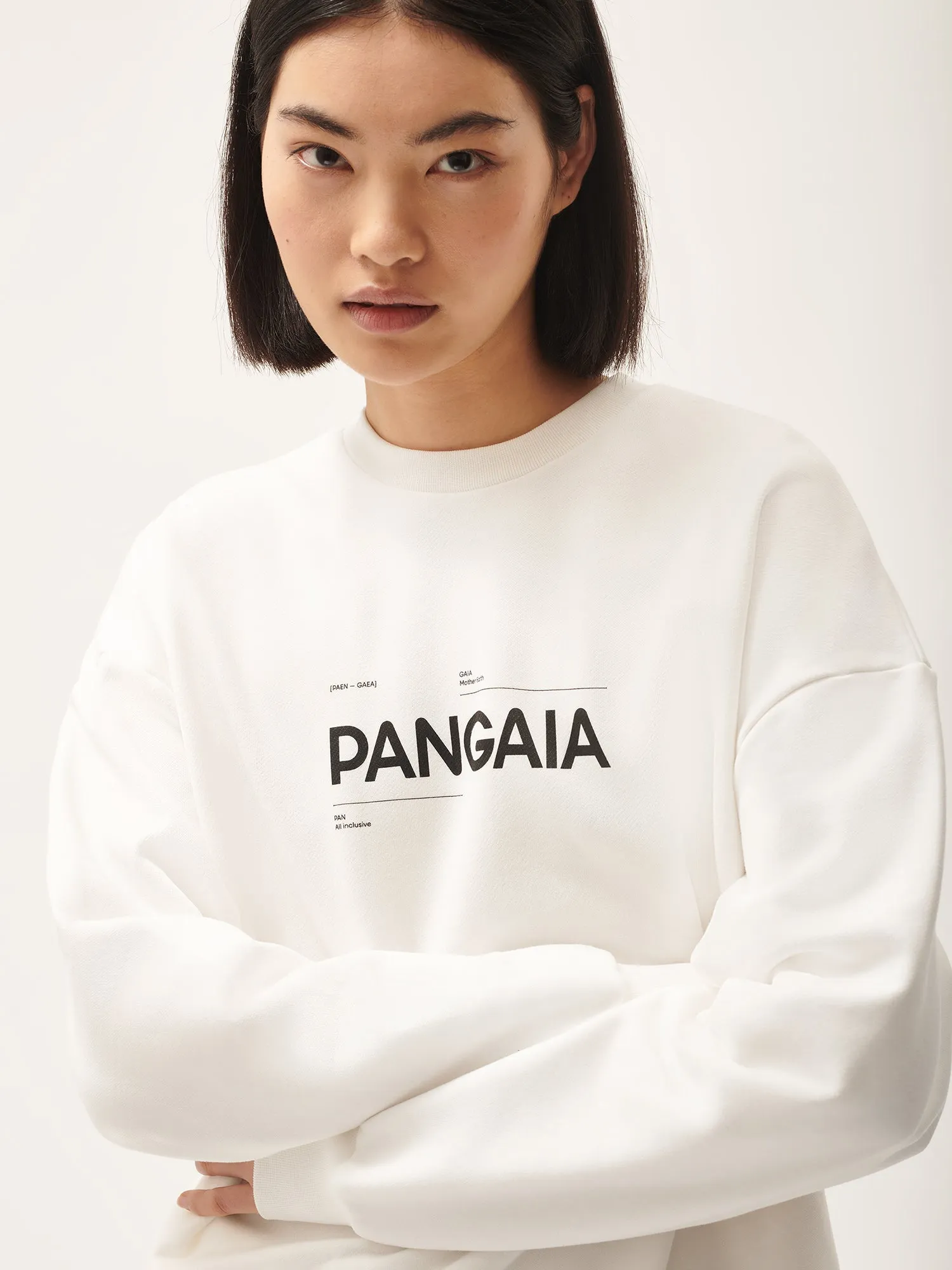 Womens 365 Midweight Definition Sweatshirt—off-white